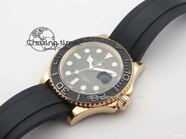 Strap Bezel Extra Strap) 116655 Black Rubber Edition (Free A2836 On 1:1 Noob Ceramic Best Black Yacht-Master 0323